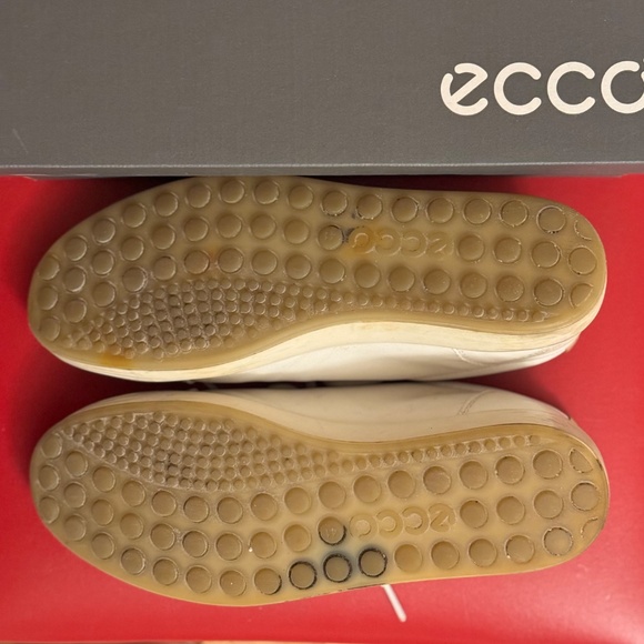 Ecco Soft 7 Leather Sneaker (White - Size 41) - Picture 6 of 6